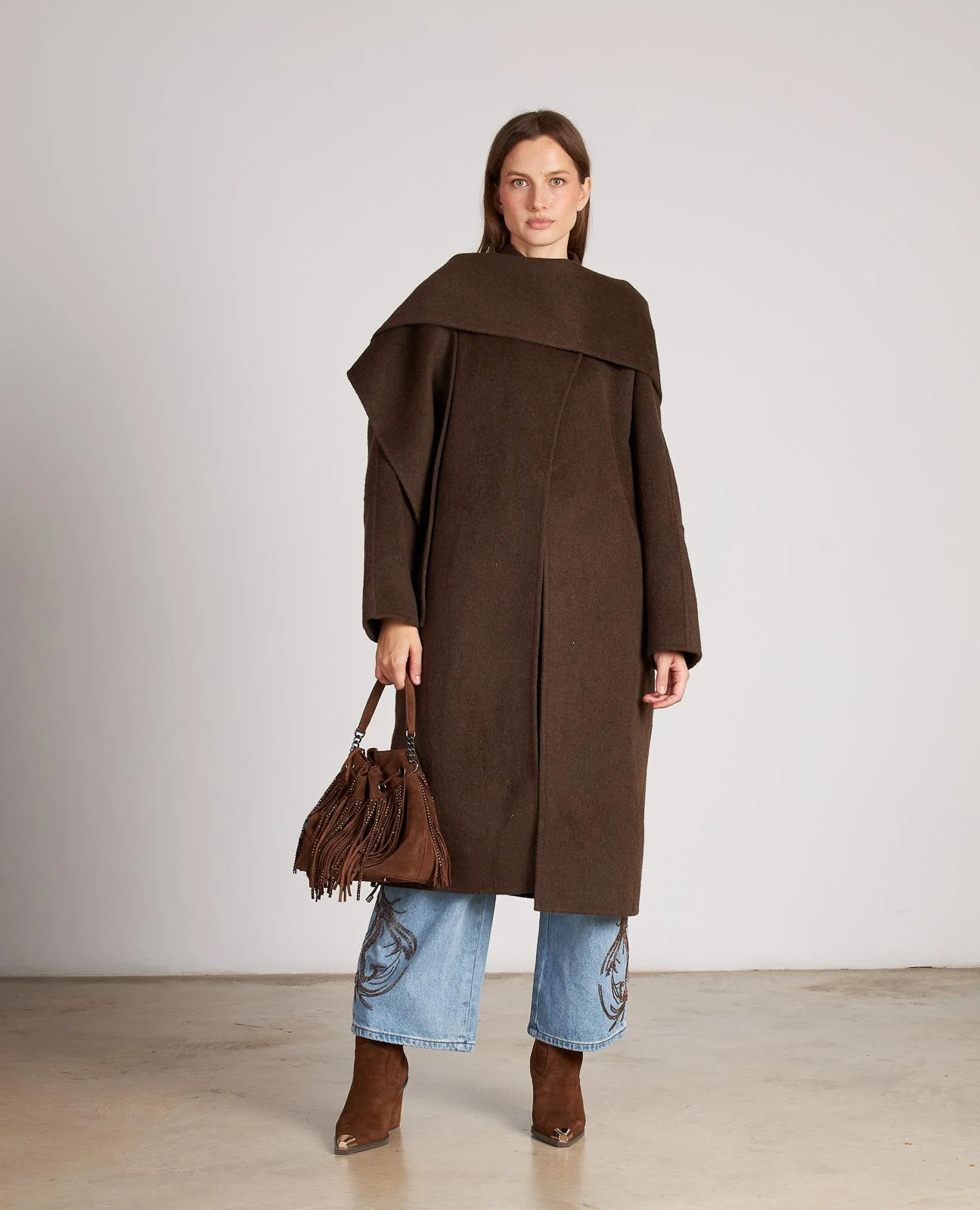 ABRIGO CON BUFANDA - Image 2