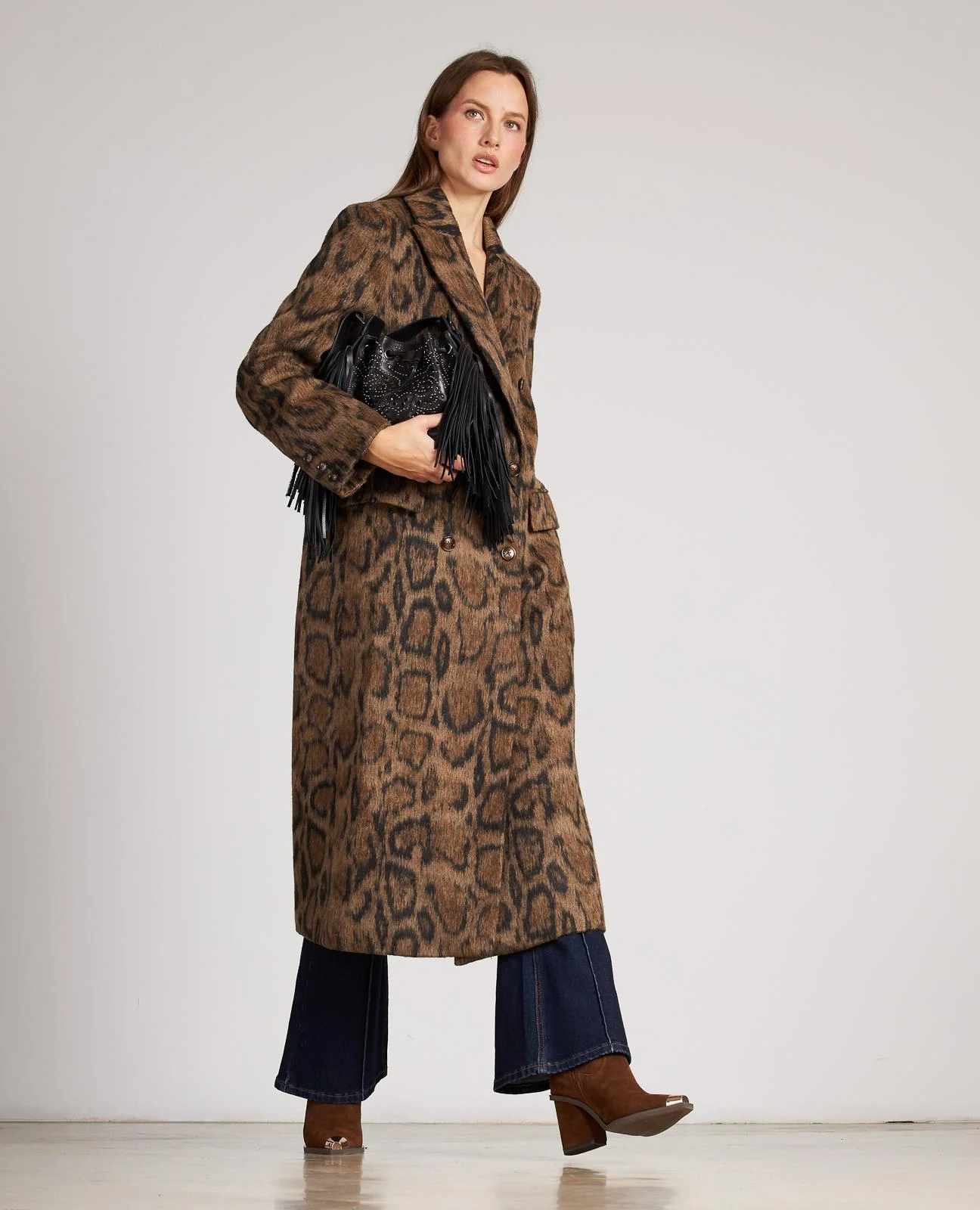 ABRIGO ESTAMPADO LARGO - Image 4