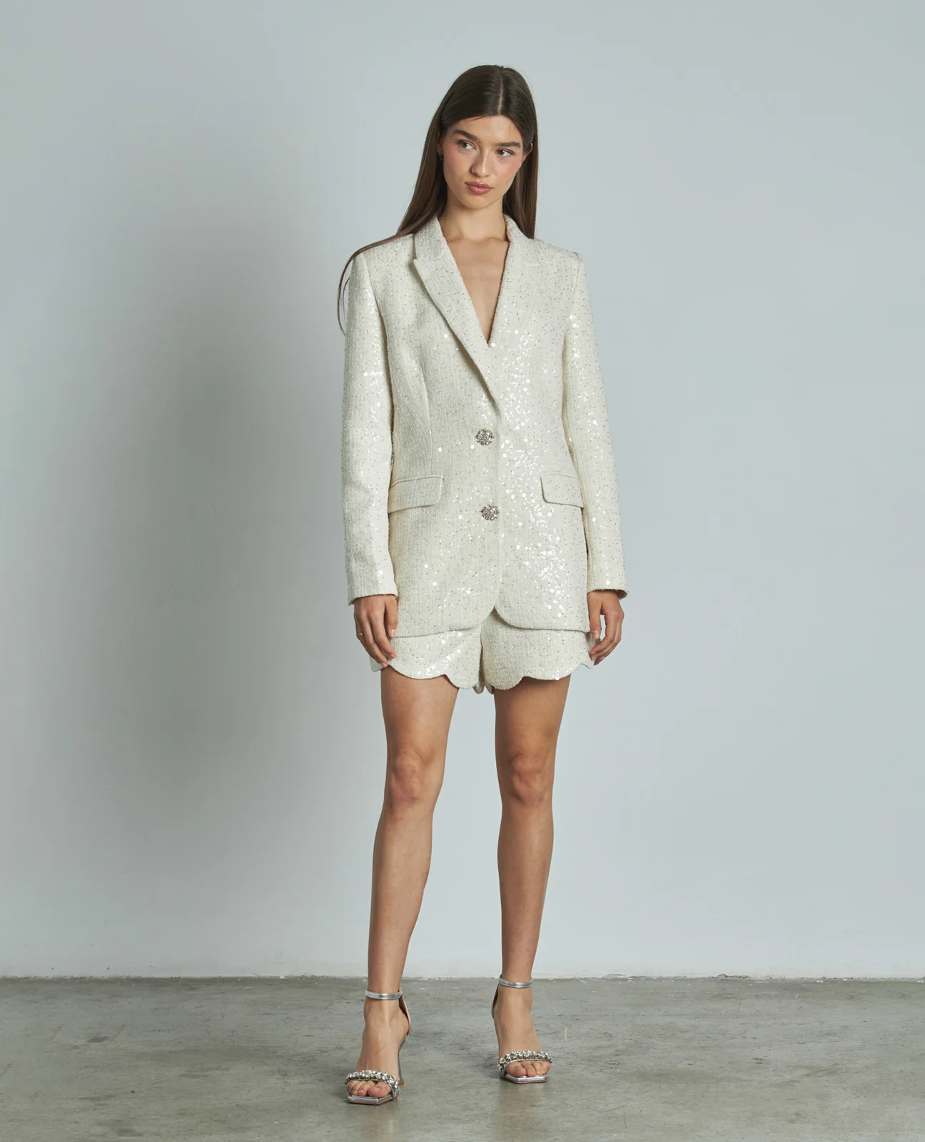 BLAZER LENTEJUELAS BOTÓN JOYA - Image 7