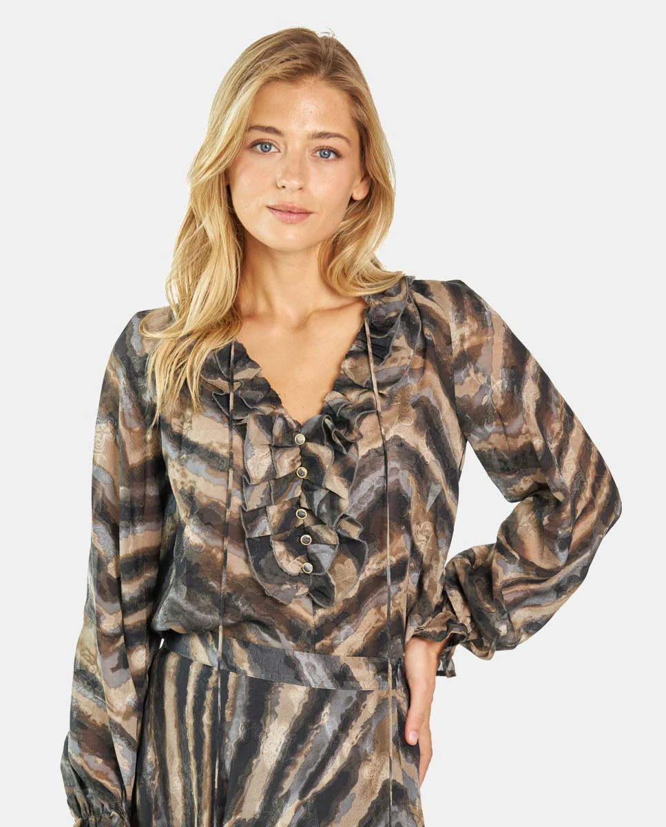 BLUSA CON ESTAMPADO - Image 2