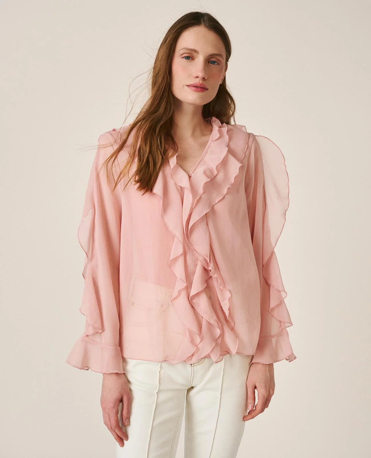 BLUSA CON VOLANTES - Image 2