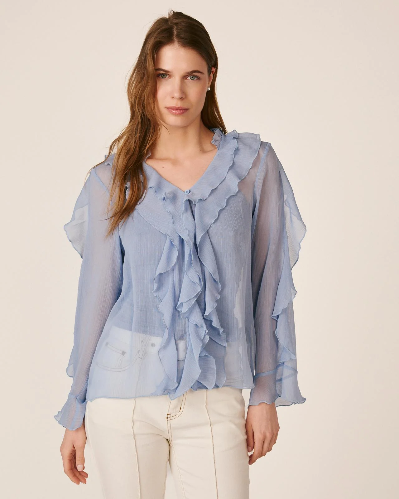 BLUSA CON VOLANTES - Image 2
