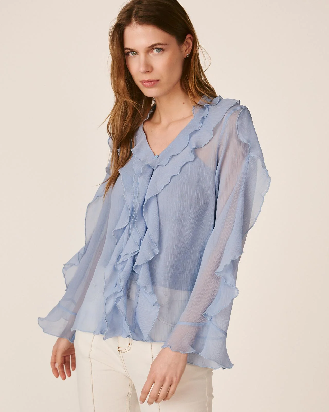 BLUSA CON VOLANTES - Image 4