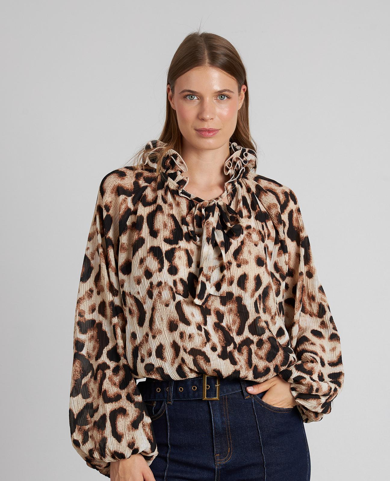 BLUSA CUELLO ANUDADO