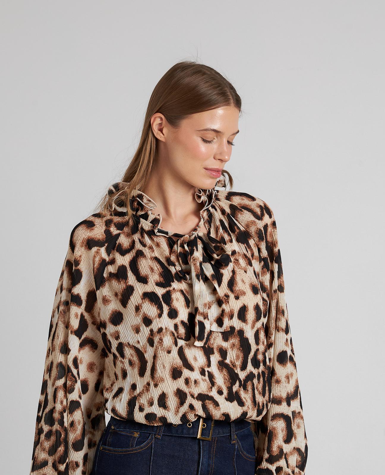 BLUSA CUELLO ANUDADO - Image 4