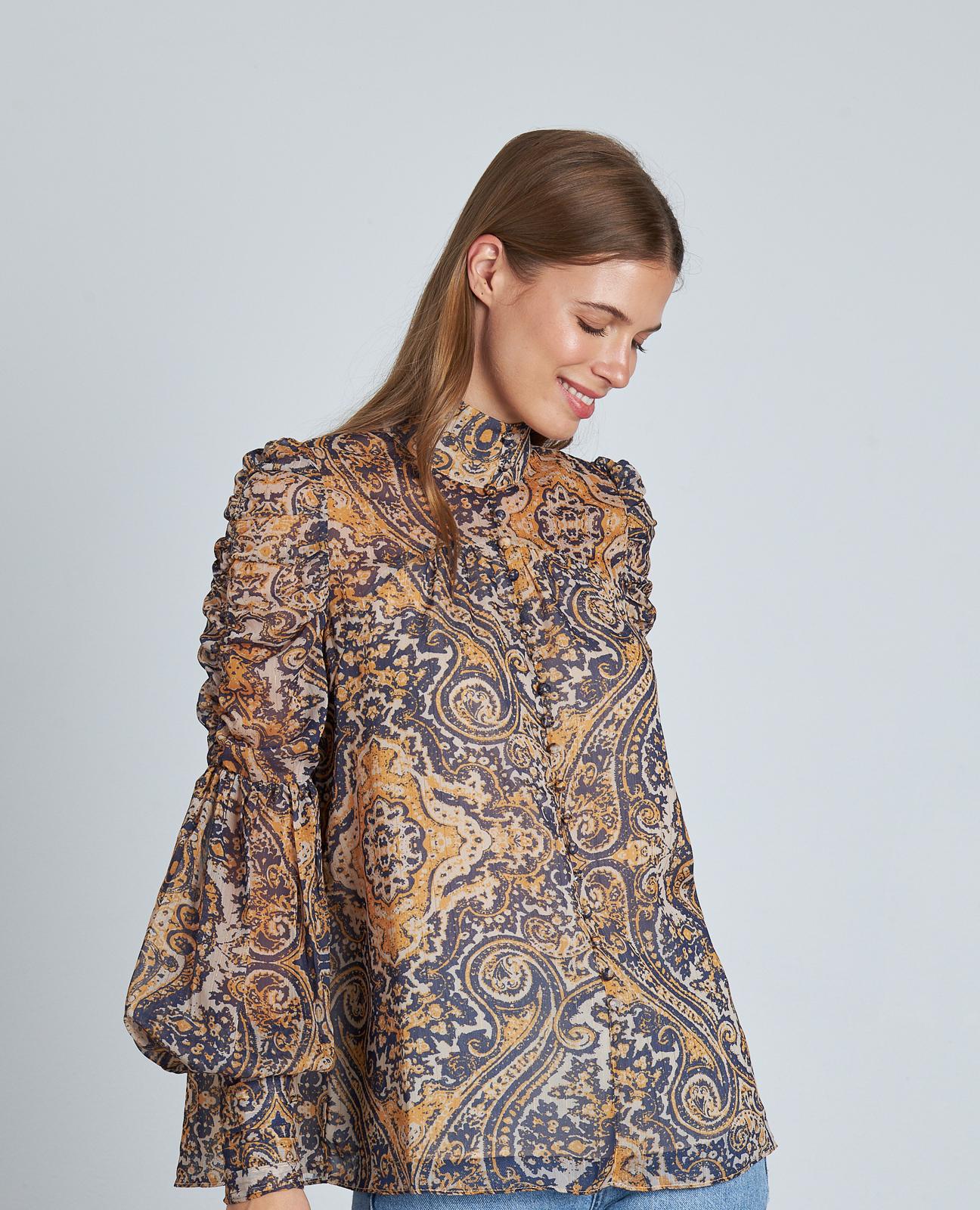 BLUSA ESTAMPADA ABOTONADA - Image 3