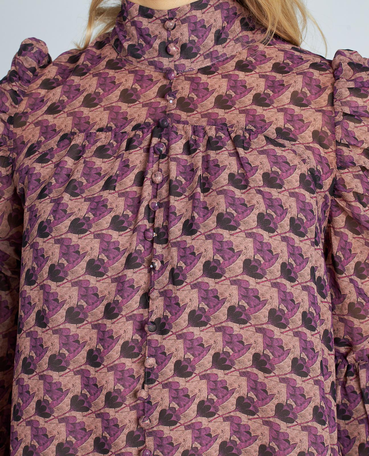 BLUSA ESTAMPADA ABOTONADA - Image 5