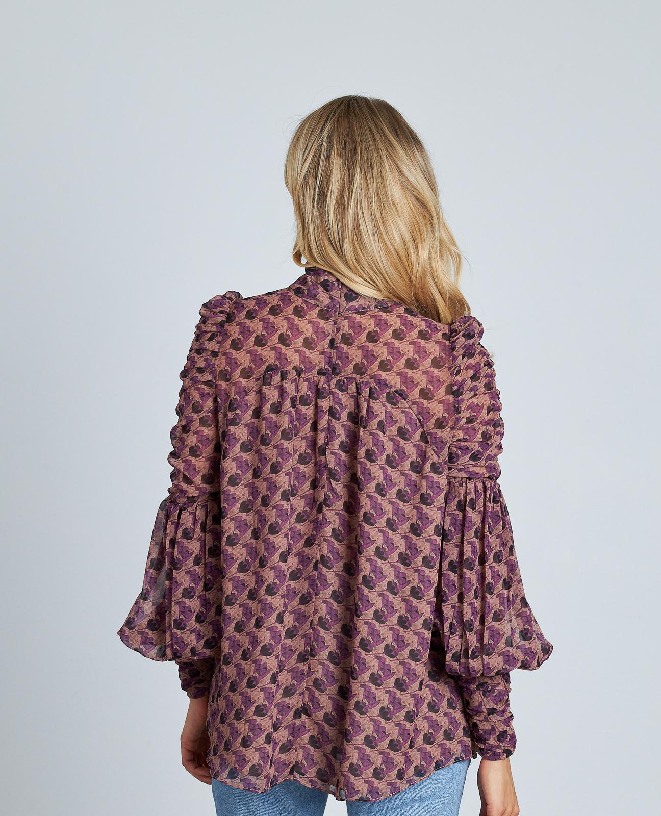 BLUSA ESTAMPADA ABOTONADA - Image 6