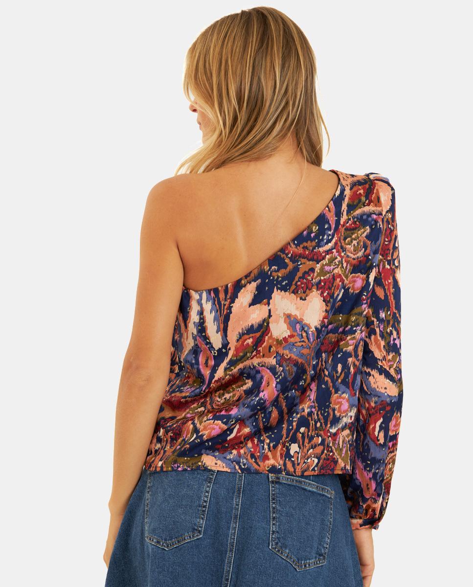 BLUSA ESTAMPADA ASIMÉTRICA - Image 5
