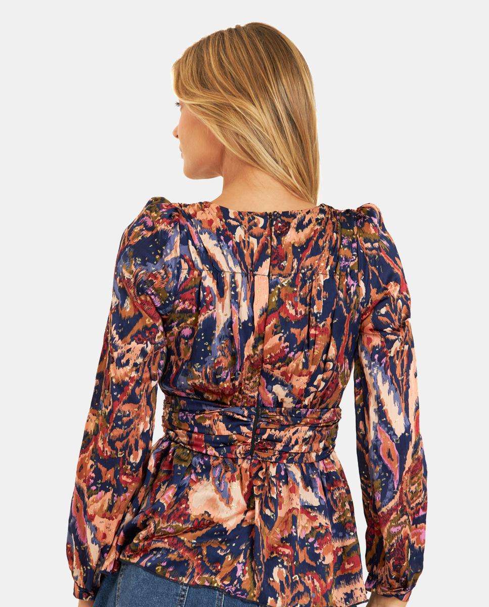 BLUSA ESTAMPADA FRUNCES - Image 5