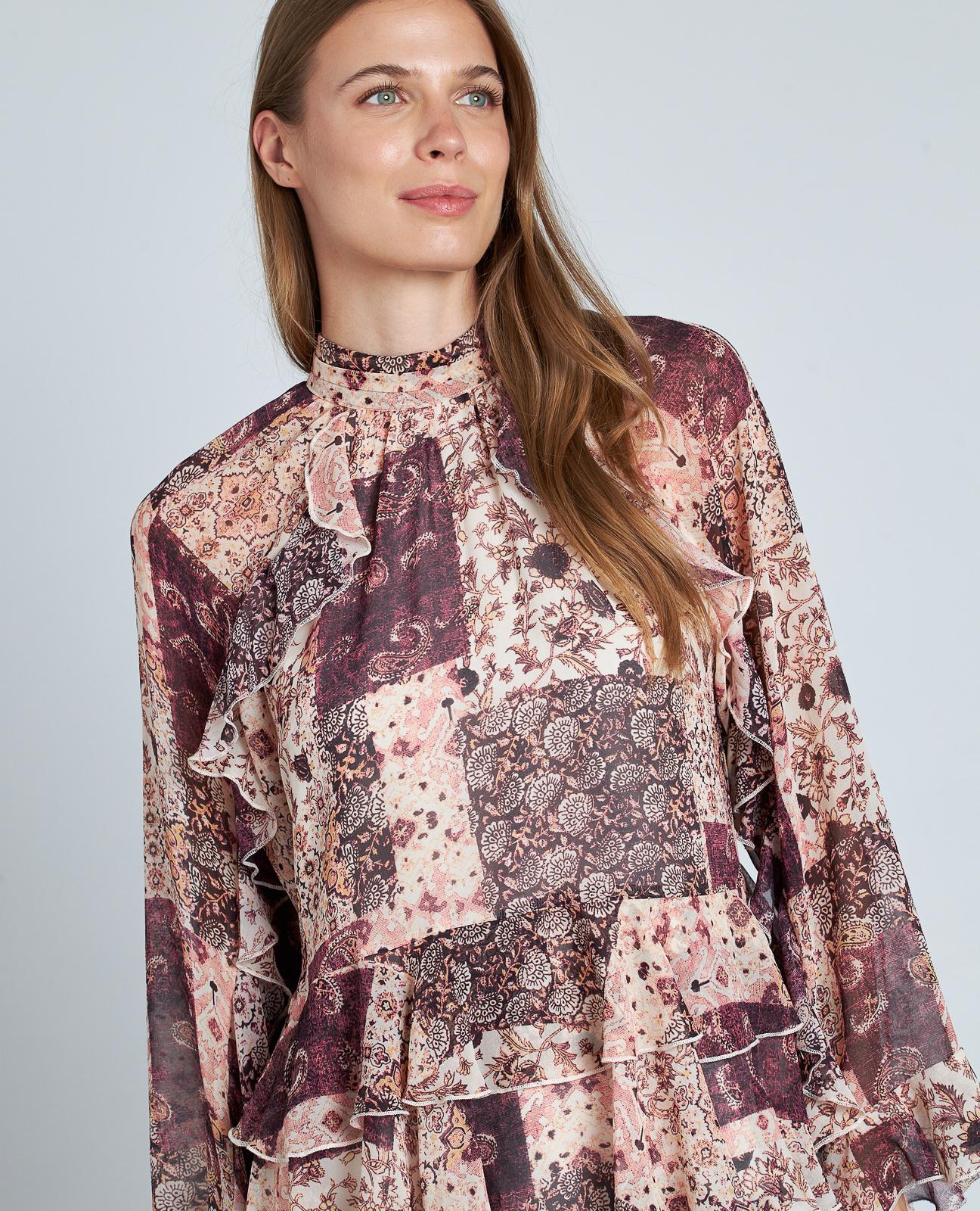 BLUSA ESTAMPADA VOLANTES - Image 3