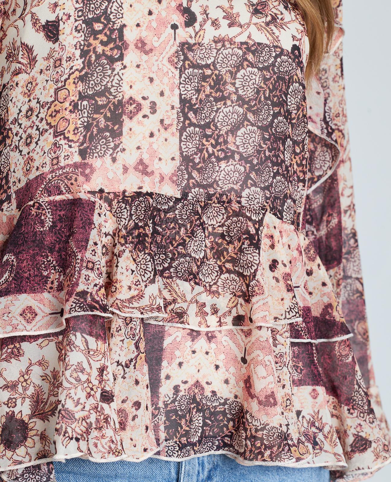 BLUSA ESTAMPADA VOLANTES - Image 6