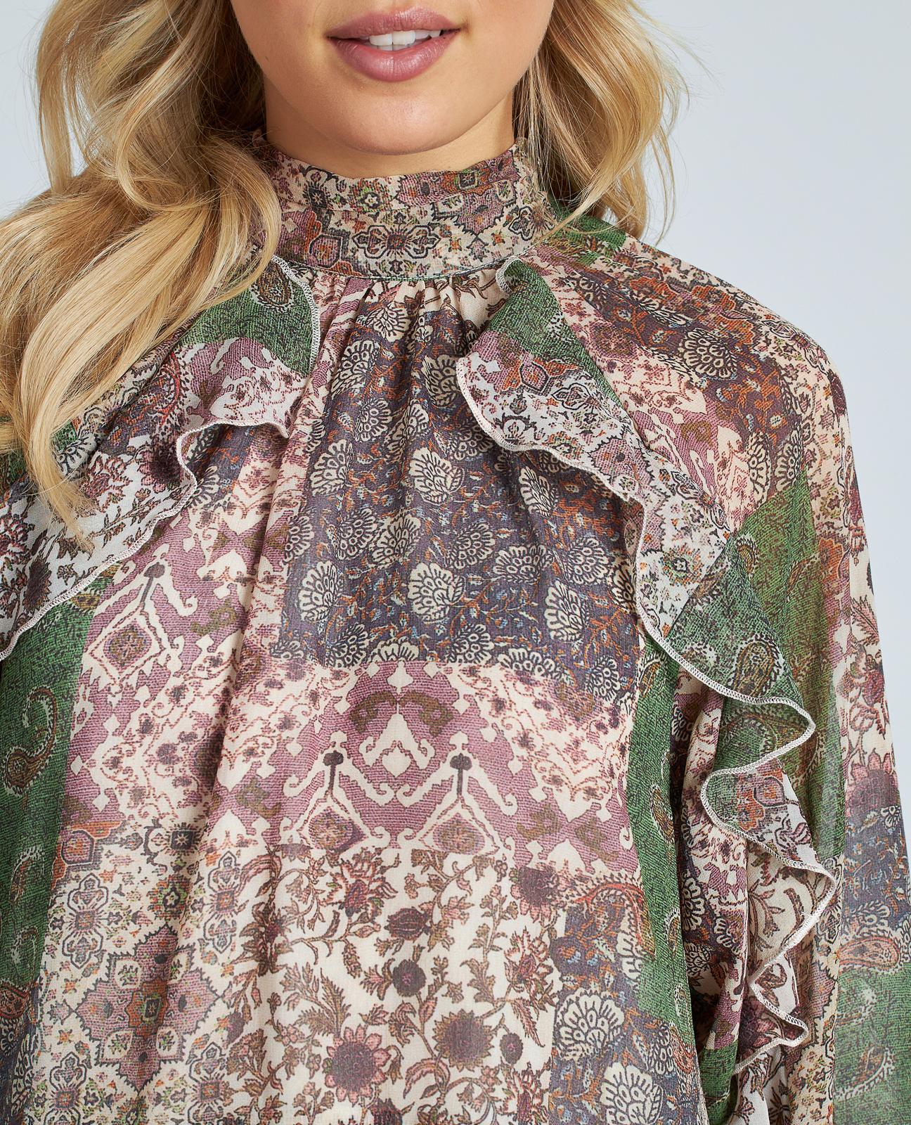 BLUSA ESTAMPADA VOLANTES - Image 4