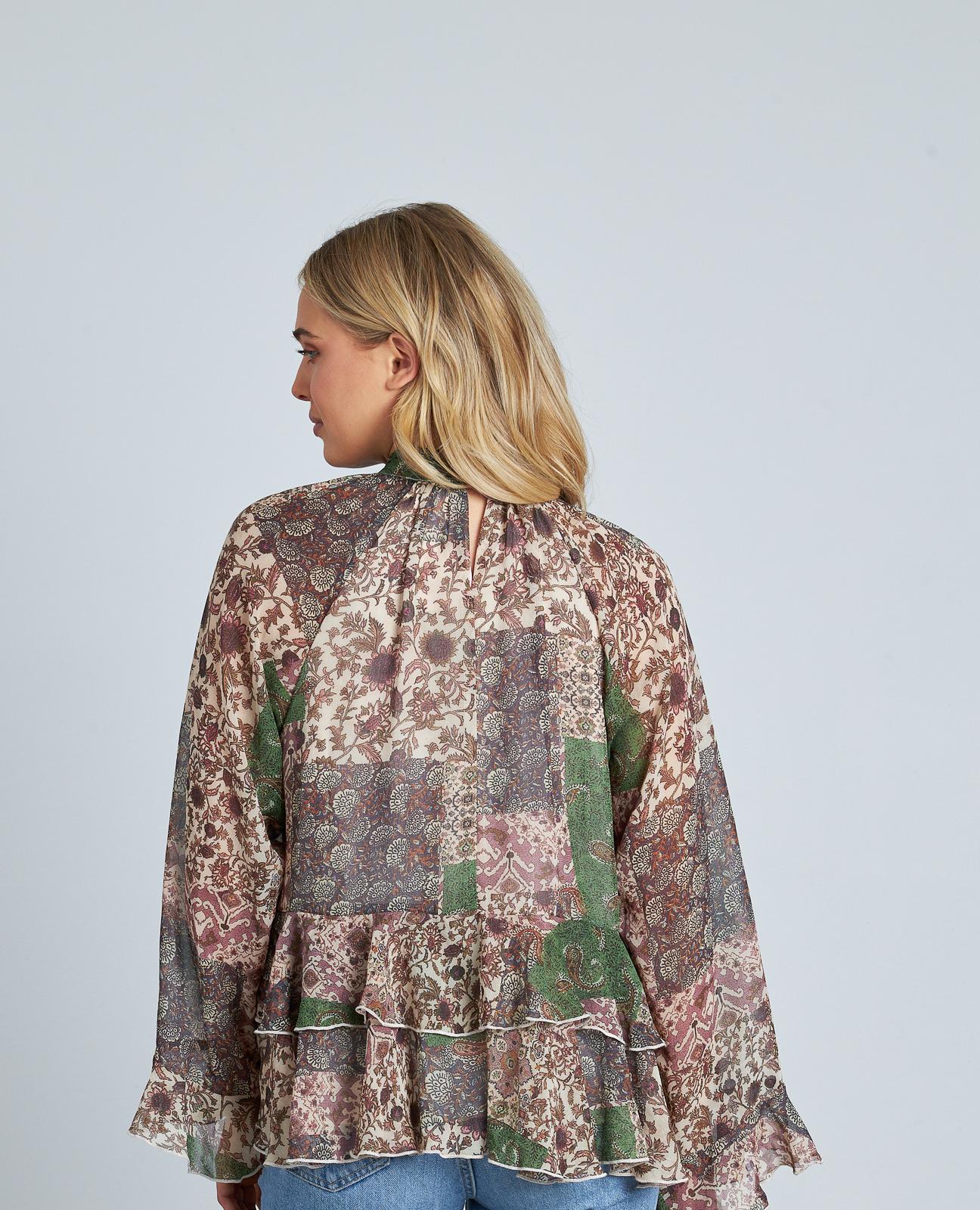 BLUSA ESTAMPADA VOLANTES - Image 6