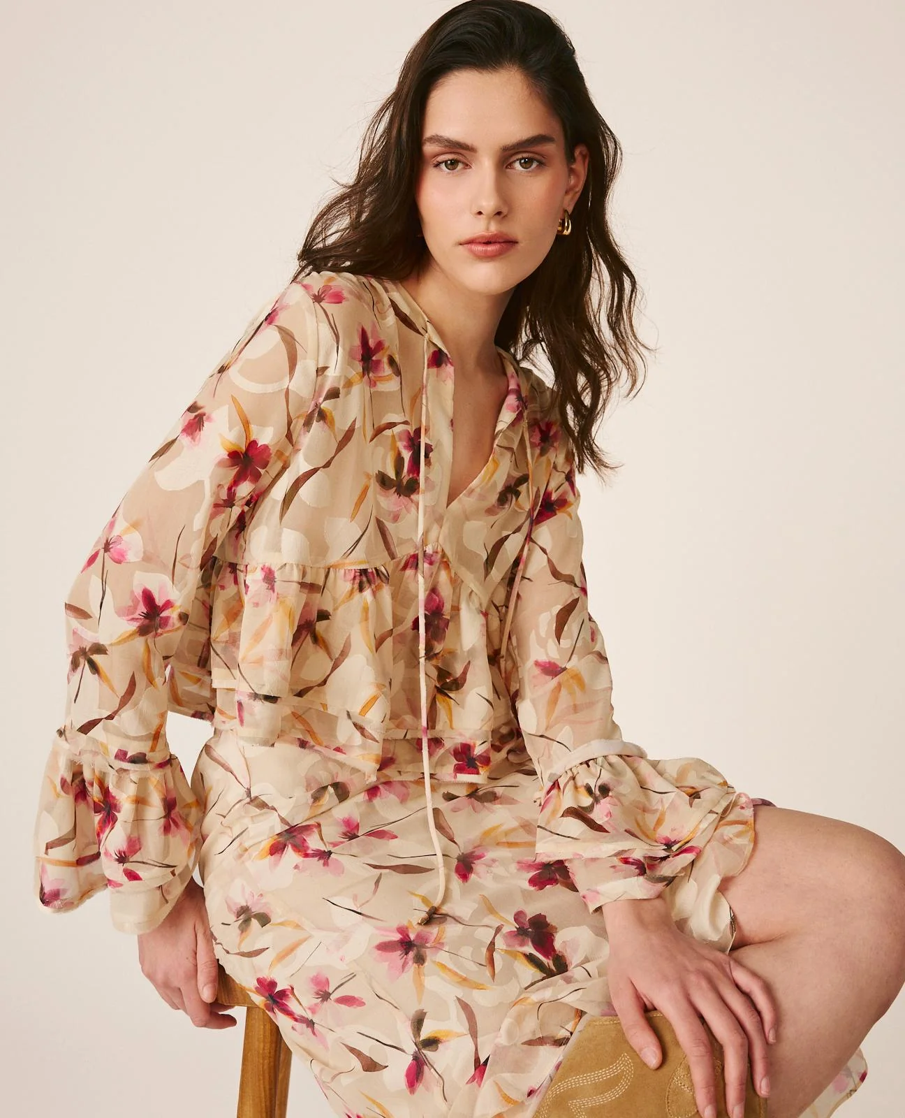 BLUSA FLUIDA FLORAL