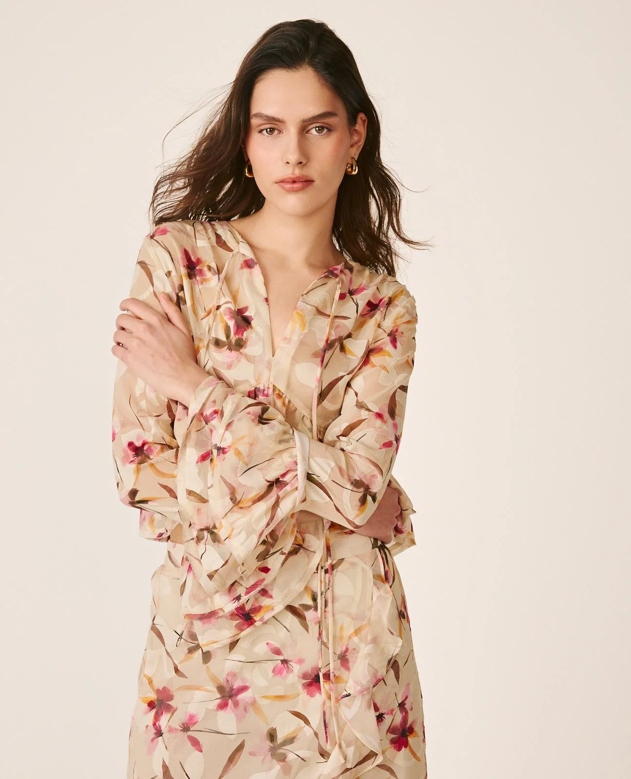 BLUSA FLUIDA FLORAL - Image 6
