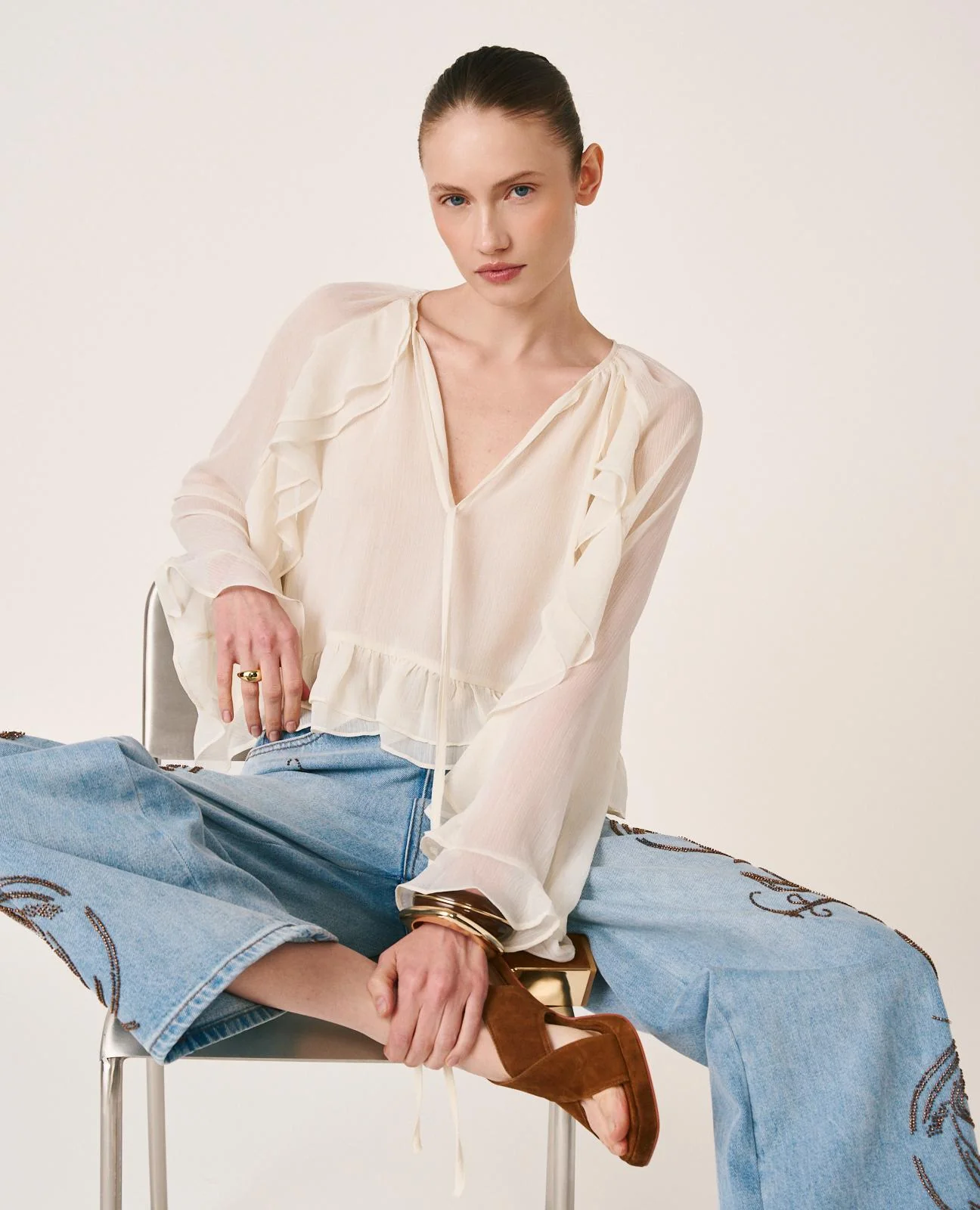 BLUSA MANGA VOLANTES - Image 3