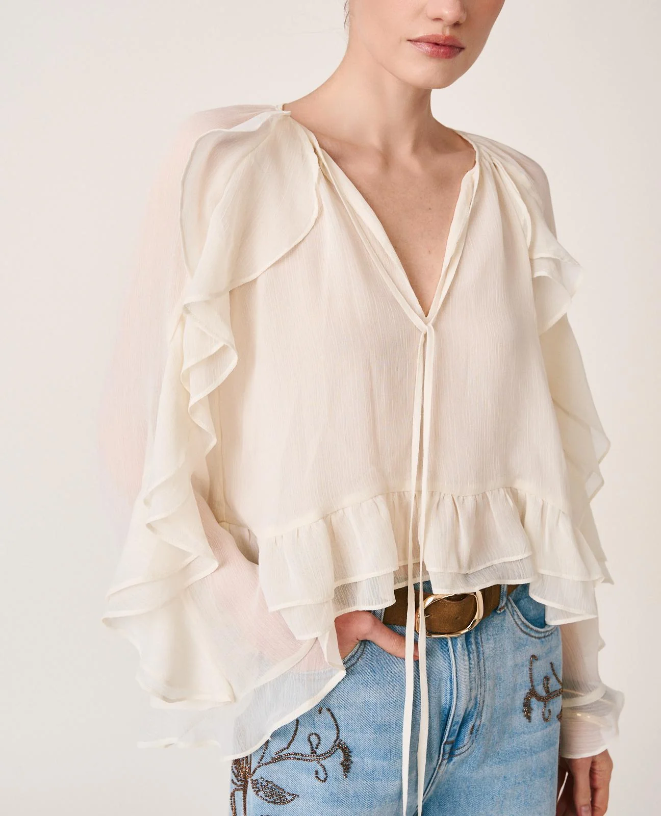 BLUSA MANGA VOLANTES - Image 6