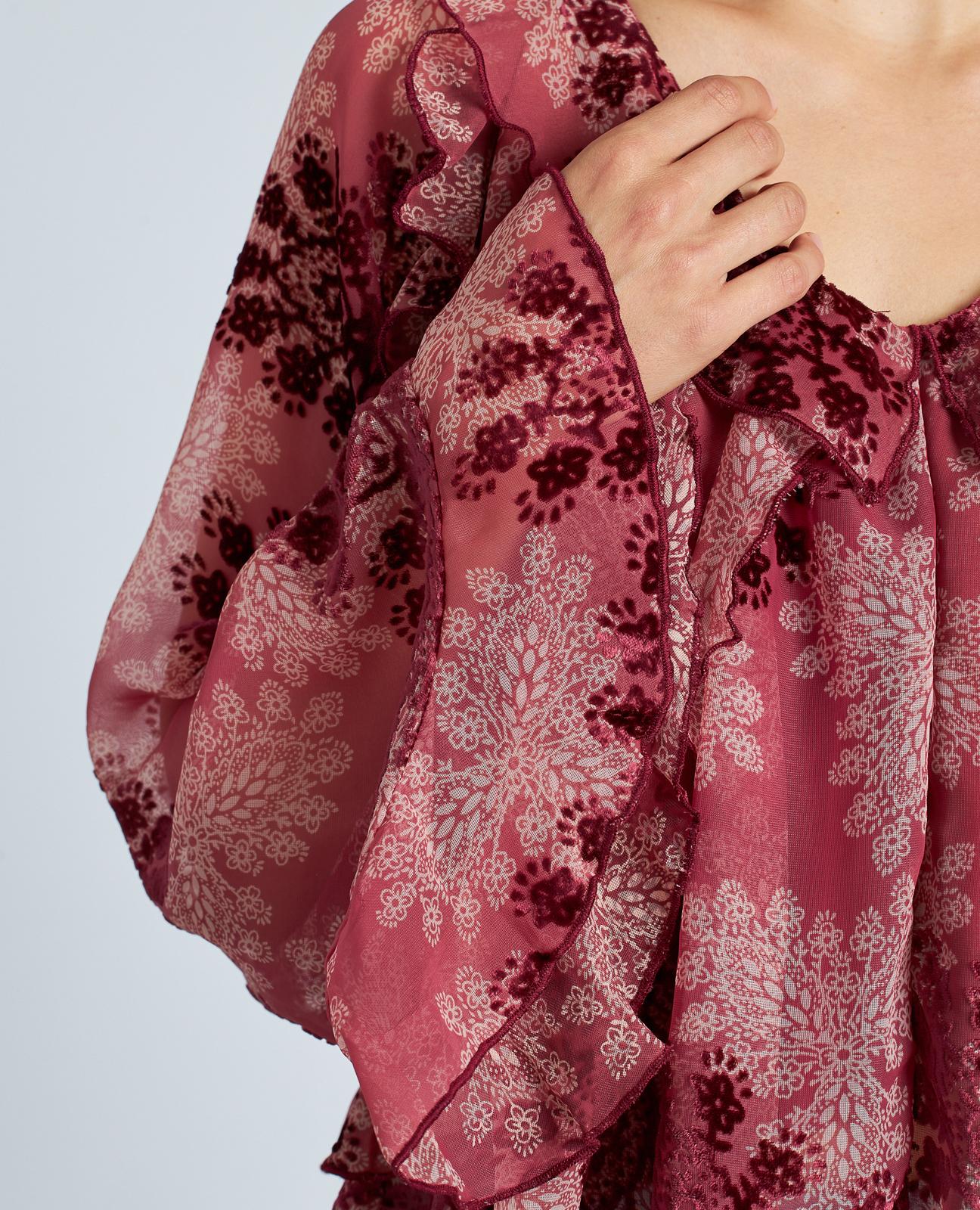BLUSA VOLANTES ESTAMPADA - Image 3