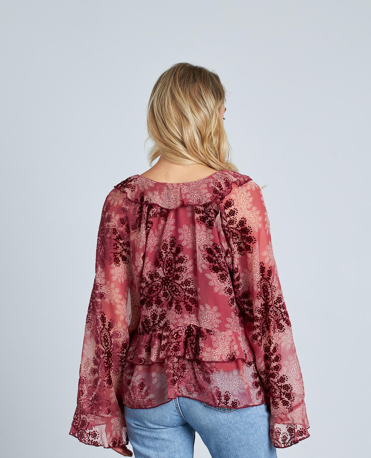 BLUSA VOLANTES ESTAMPADA - Image 5