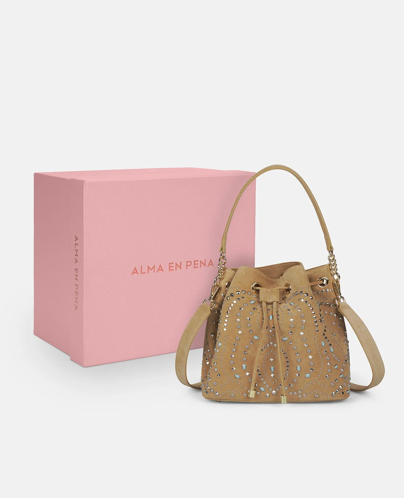 BOLSO BOMBONERA CON TACHAS - Image 4