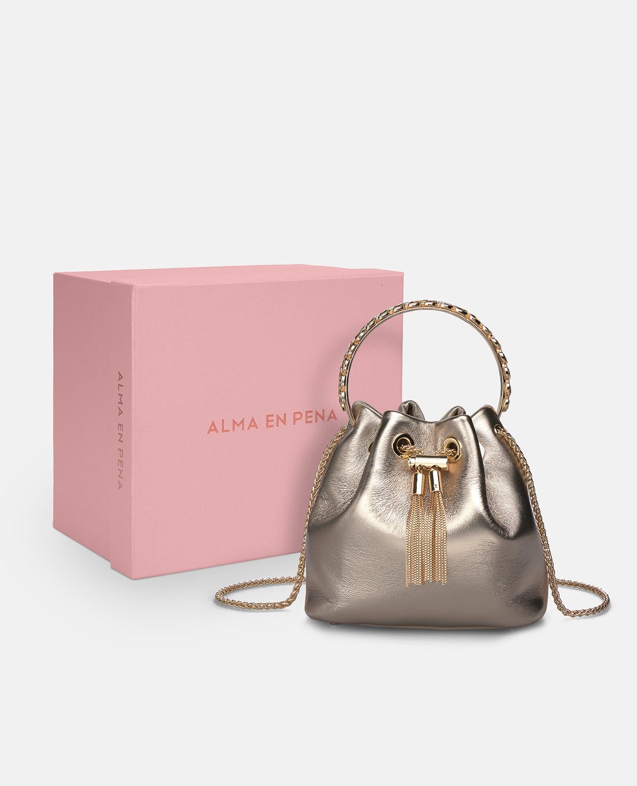 BOLSO DE MANO ASA PEDRERÍA - Image 3
