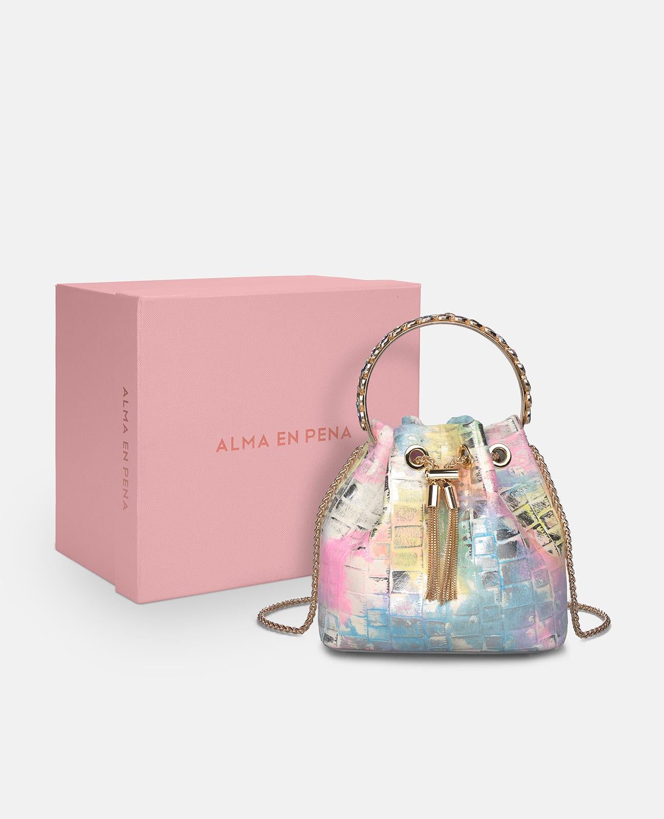 BOLSO DE MANO ASA PEDRERÍA - Image 12