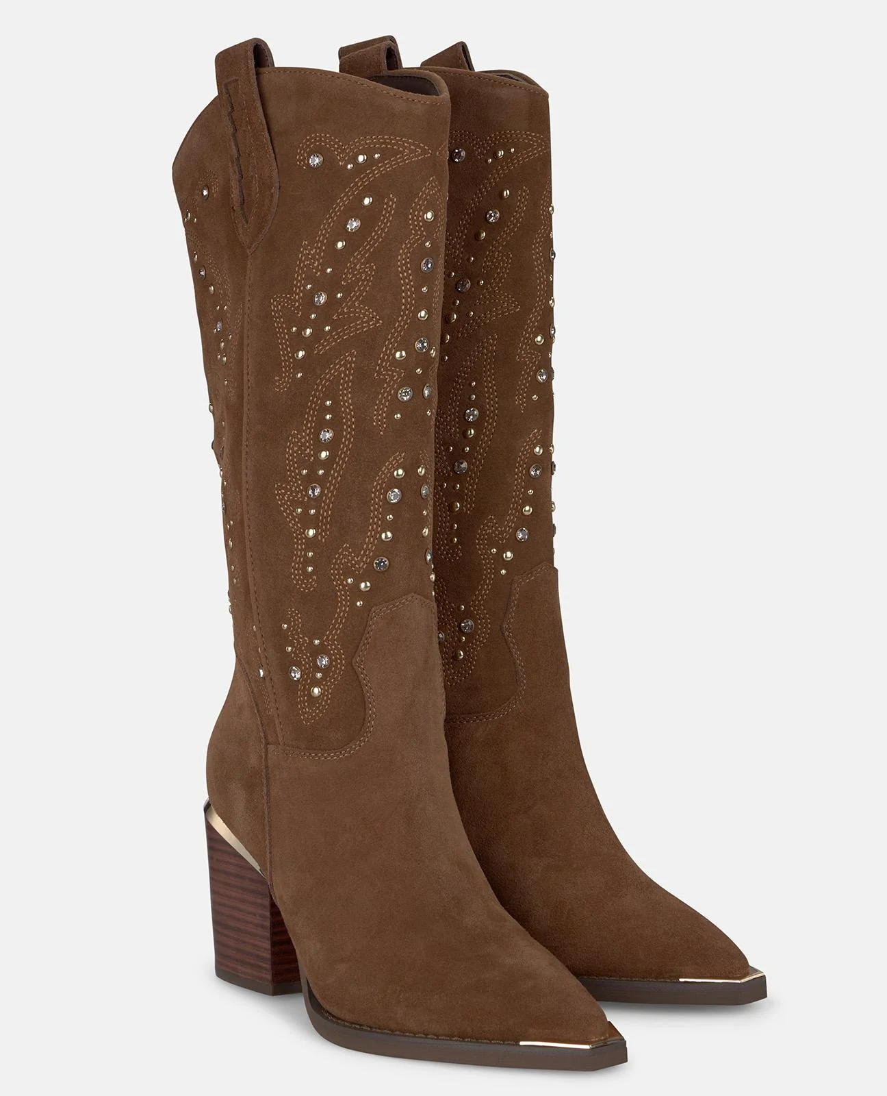 BOTA TACÓN TACHAS PEDRERÍA - Image 3