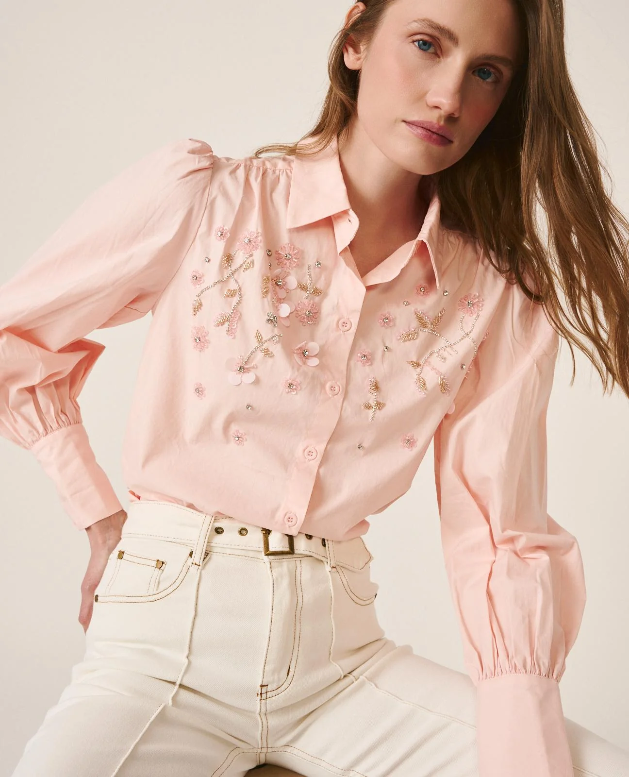 CAMISA ADORNO PEDRERÍA