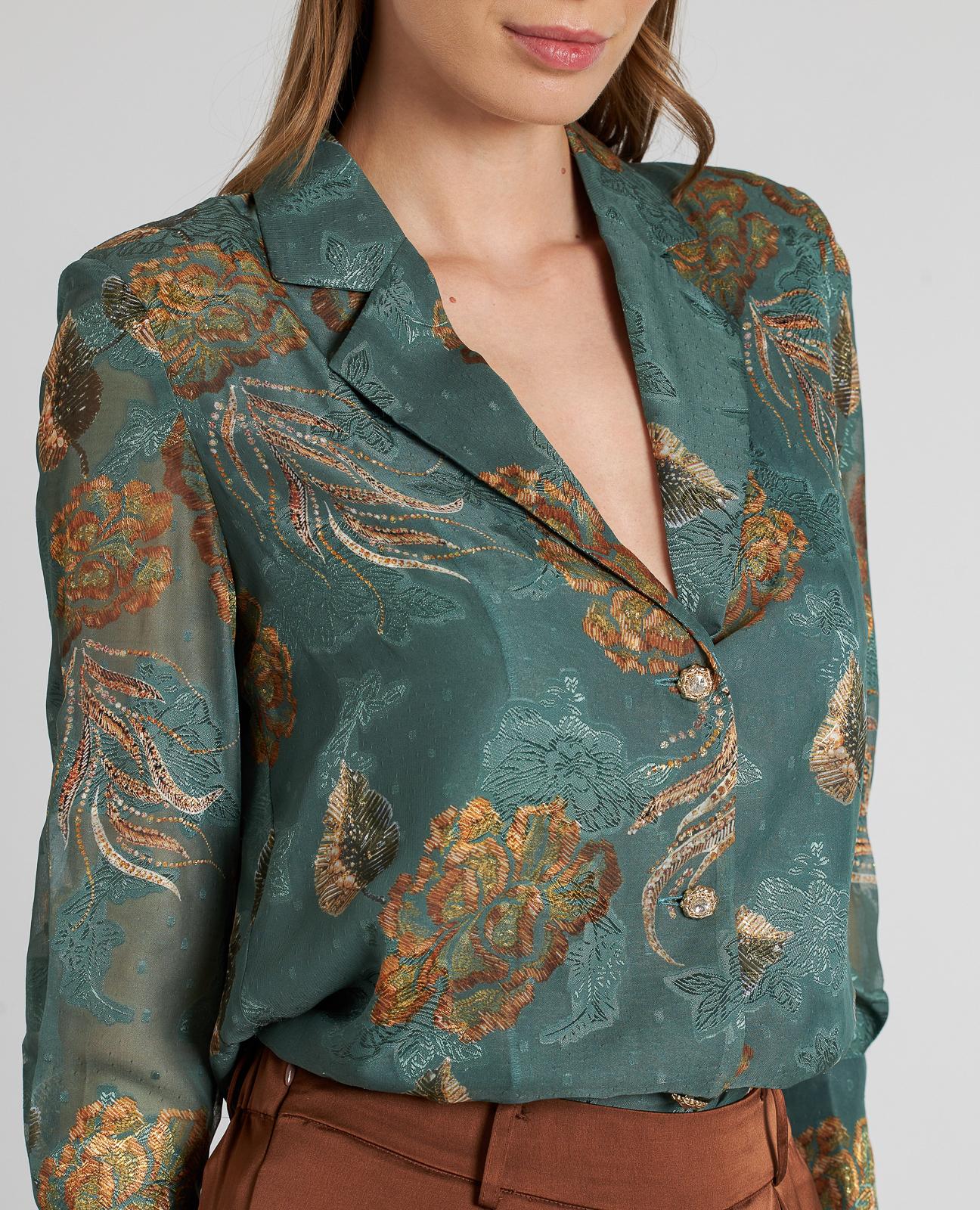 CAMISA ESTAMPADA BOTÓN JOYA - Image 4