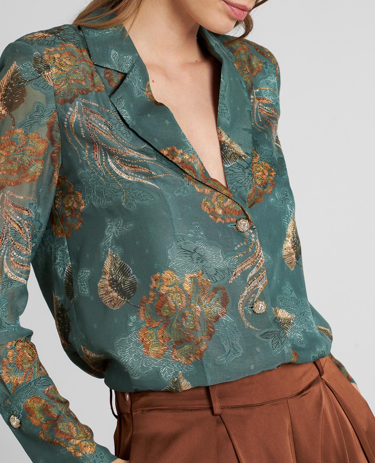 CAMISA ESTAMPADA BOTÓN JOYA - Image 5