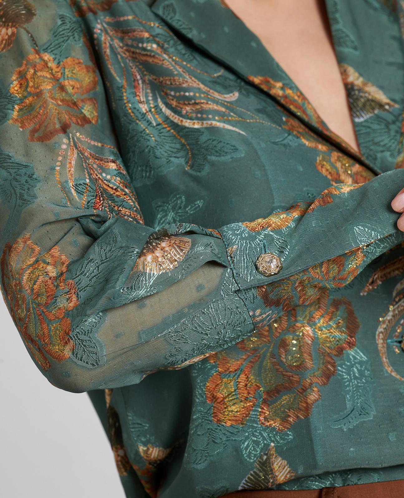 CAMISA ESTAMPADA BOTÓN JOYA - Image 6