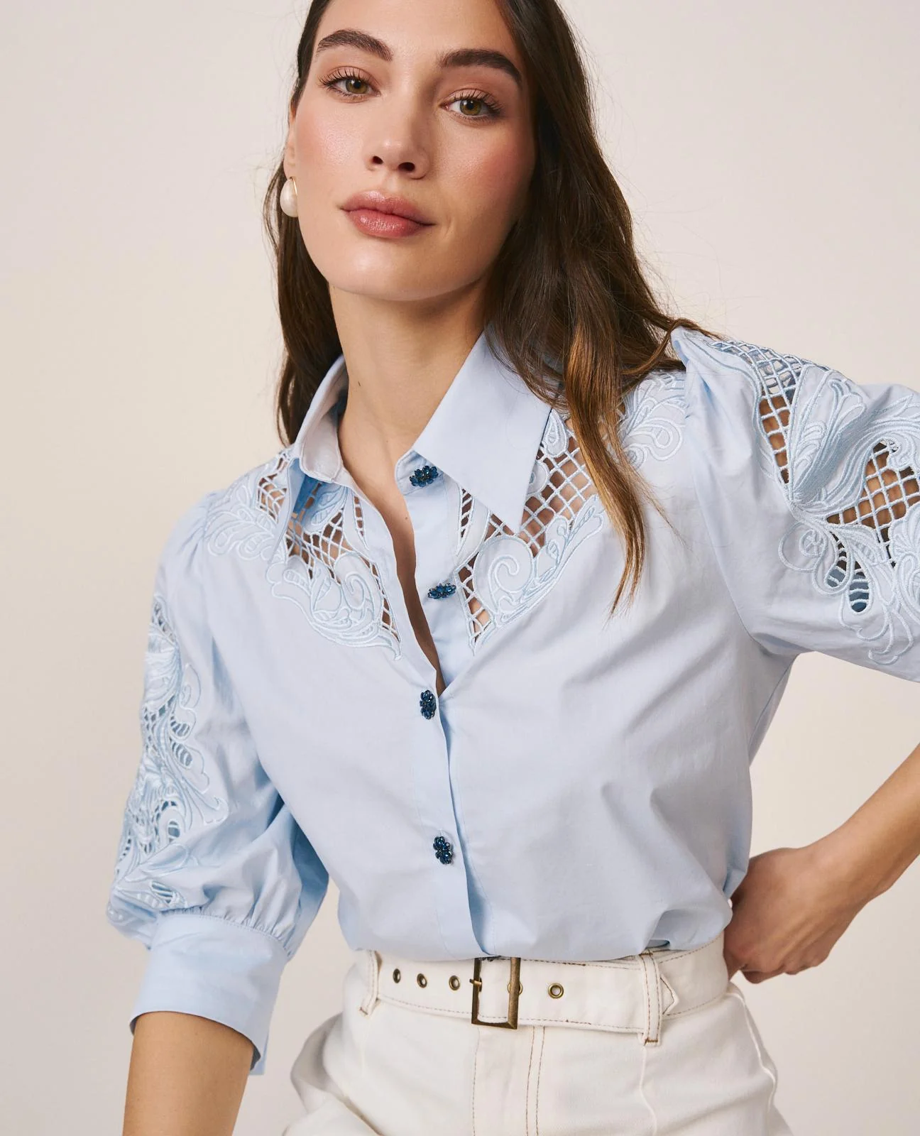CAMISA POPELÍN ALGODÓN - Image 5