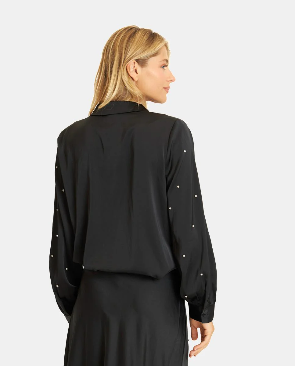 CAMISA SATINADA PEDRERÍA - Image 4