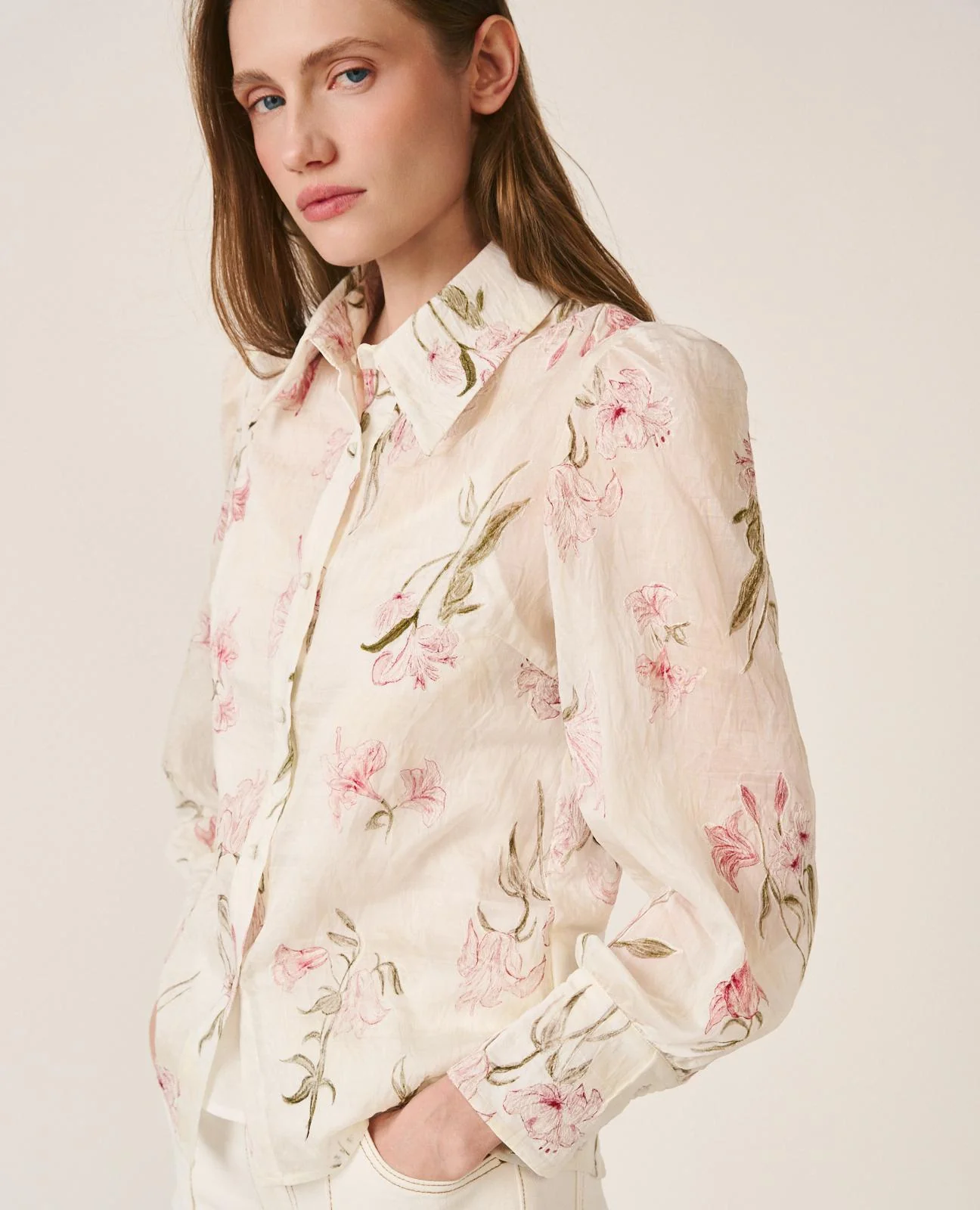 CAMISA SEMITRANSPARENTE - Image 2