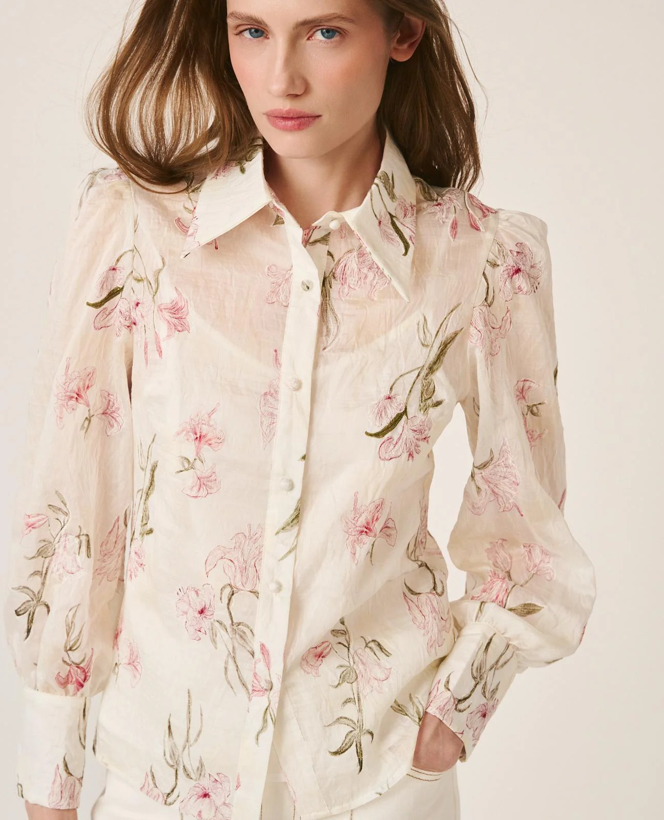 CAMISA SEMITRANSPARENTE - Image 5