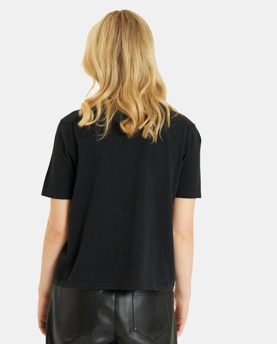 CAMISETA CON CUELLO PEDRERÍA - Image 3