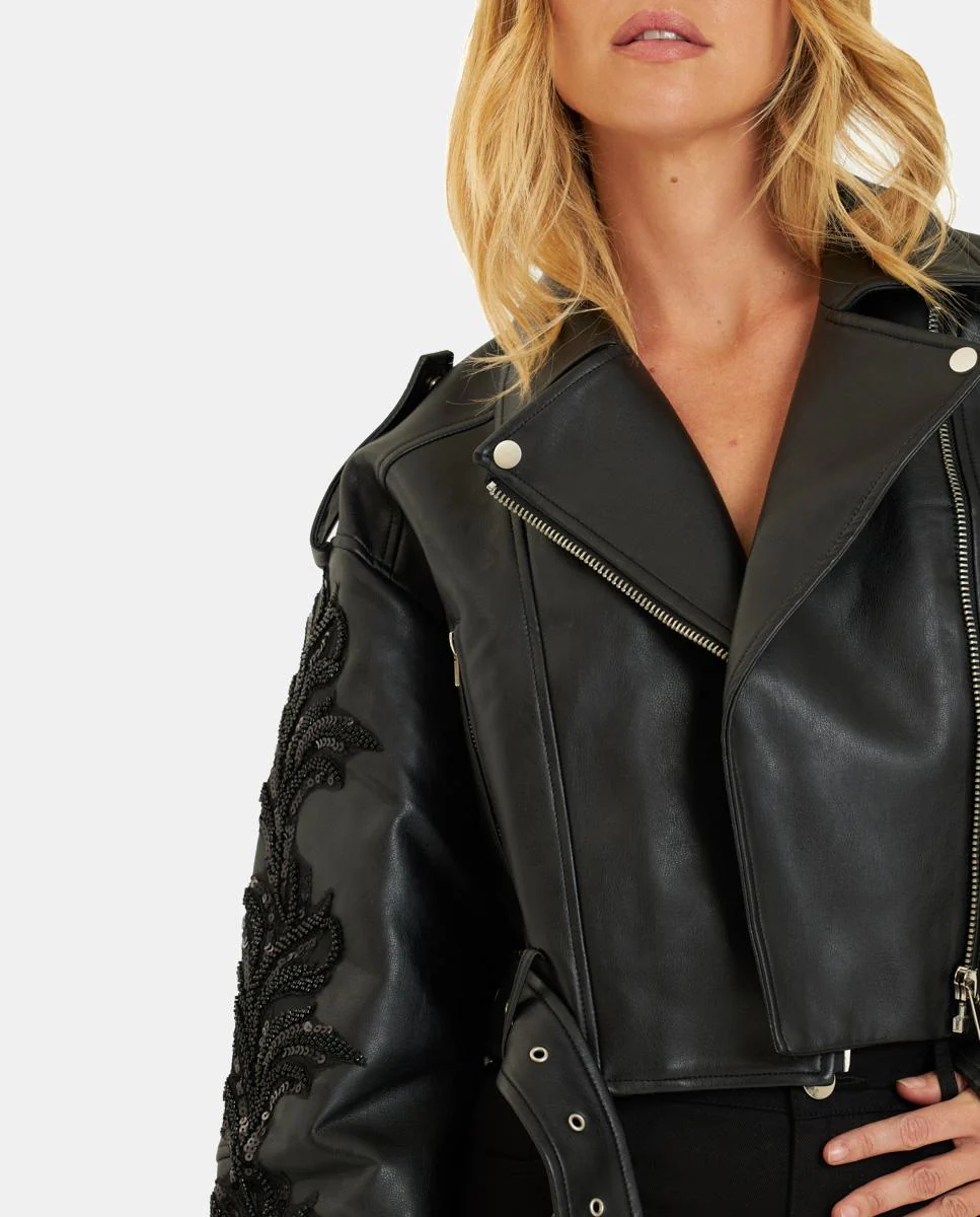CHAQUETA BIKER PEDRERÍA - Image 5