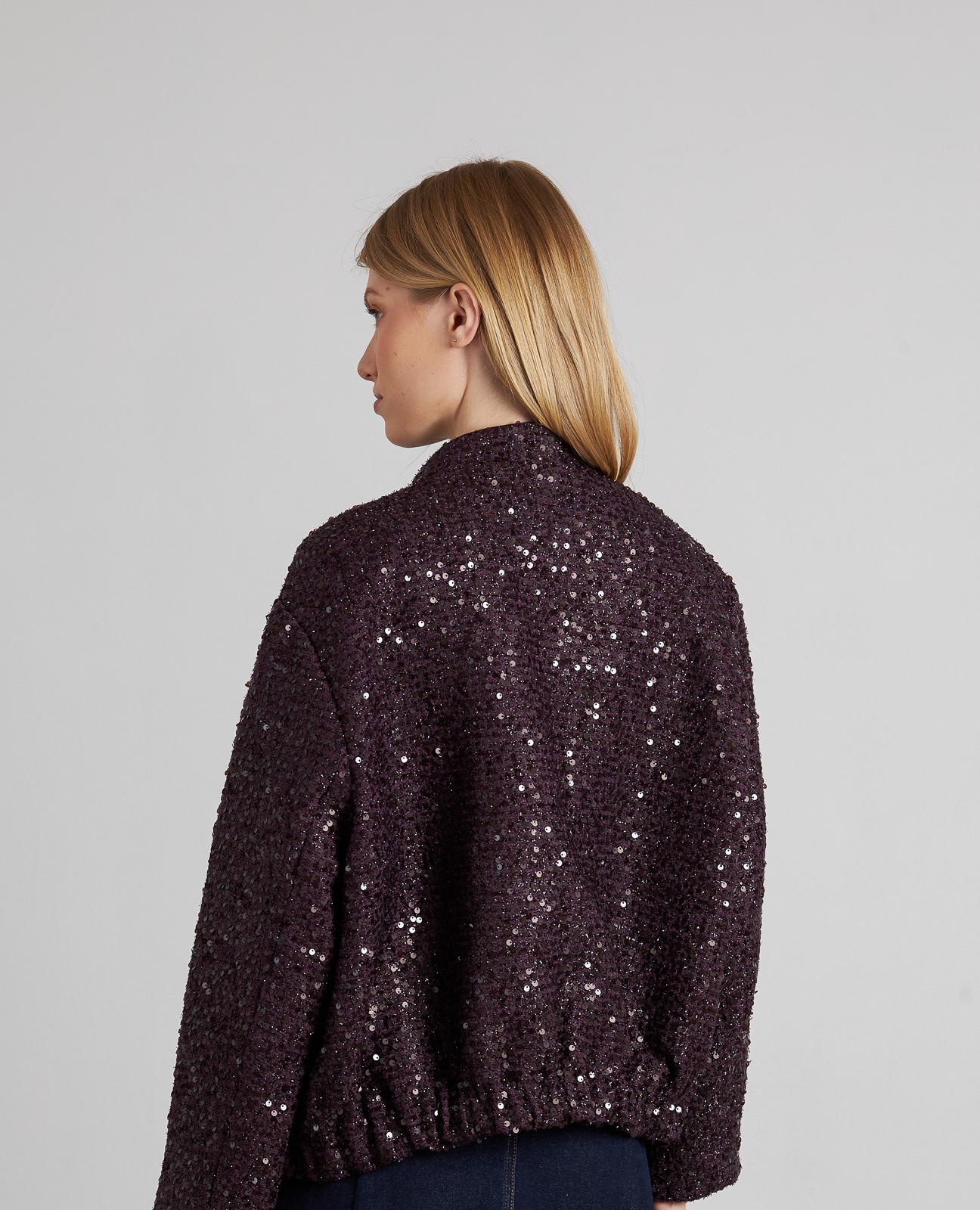 CHAQUETA BOMBER LENTEJUELAS - Image 9