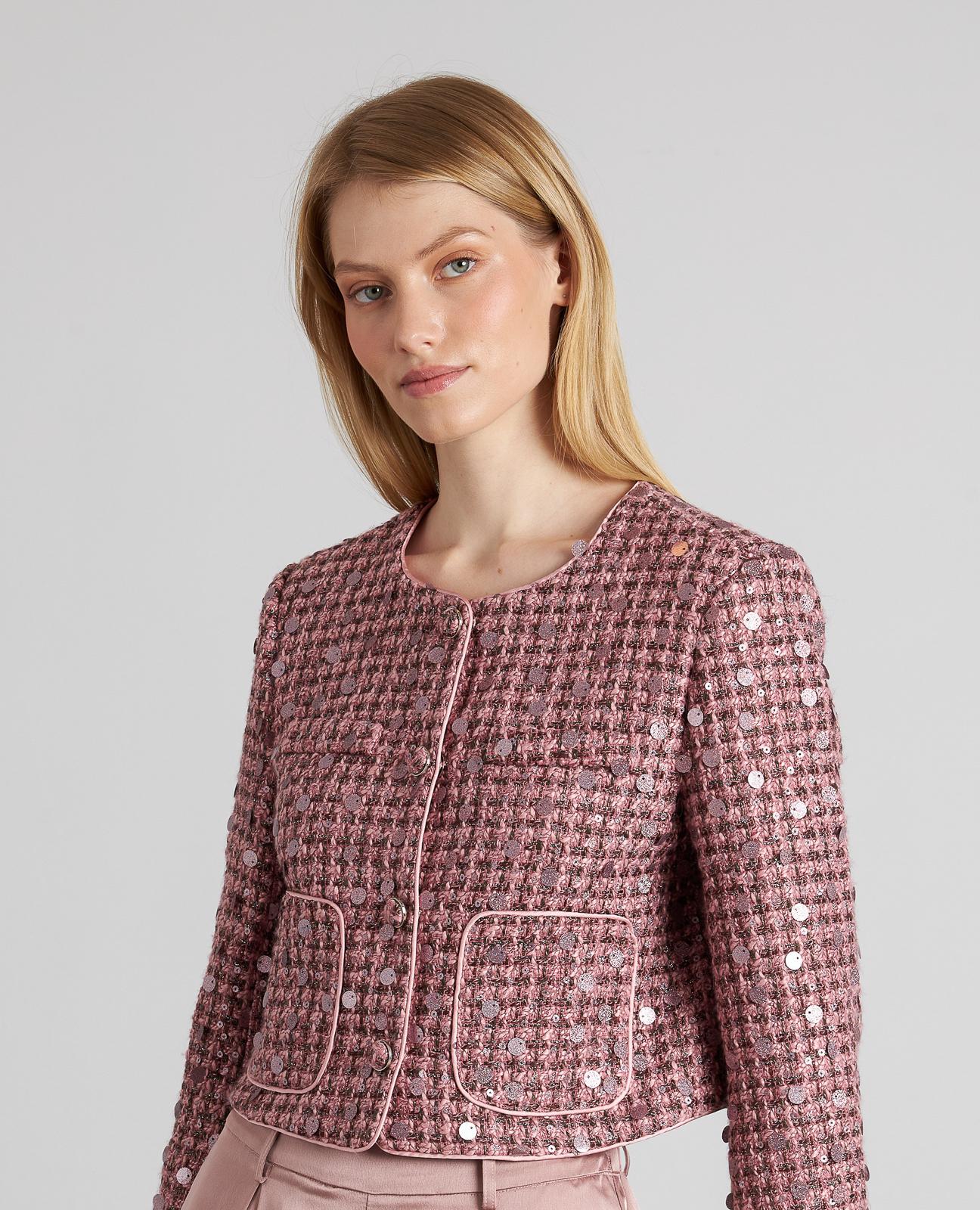 CHAQUETA ESTRUCTURA LENTEJUELAS - Image 3
