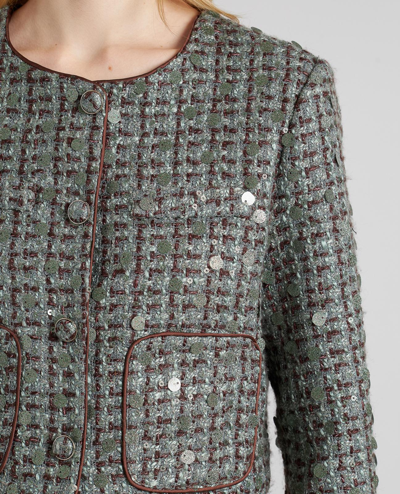 CHAQUETA ESTRUCTURA LENTEJUELAS - Image 7