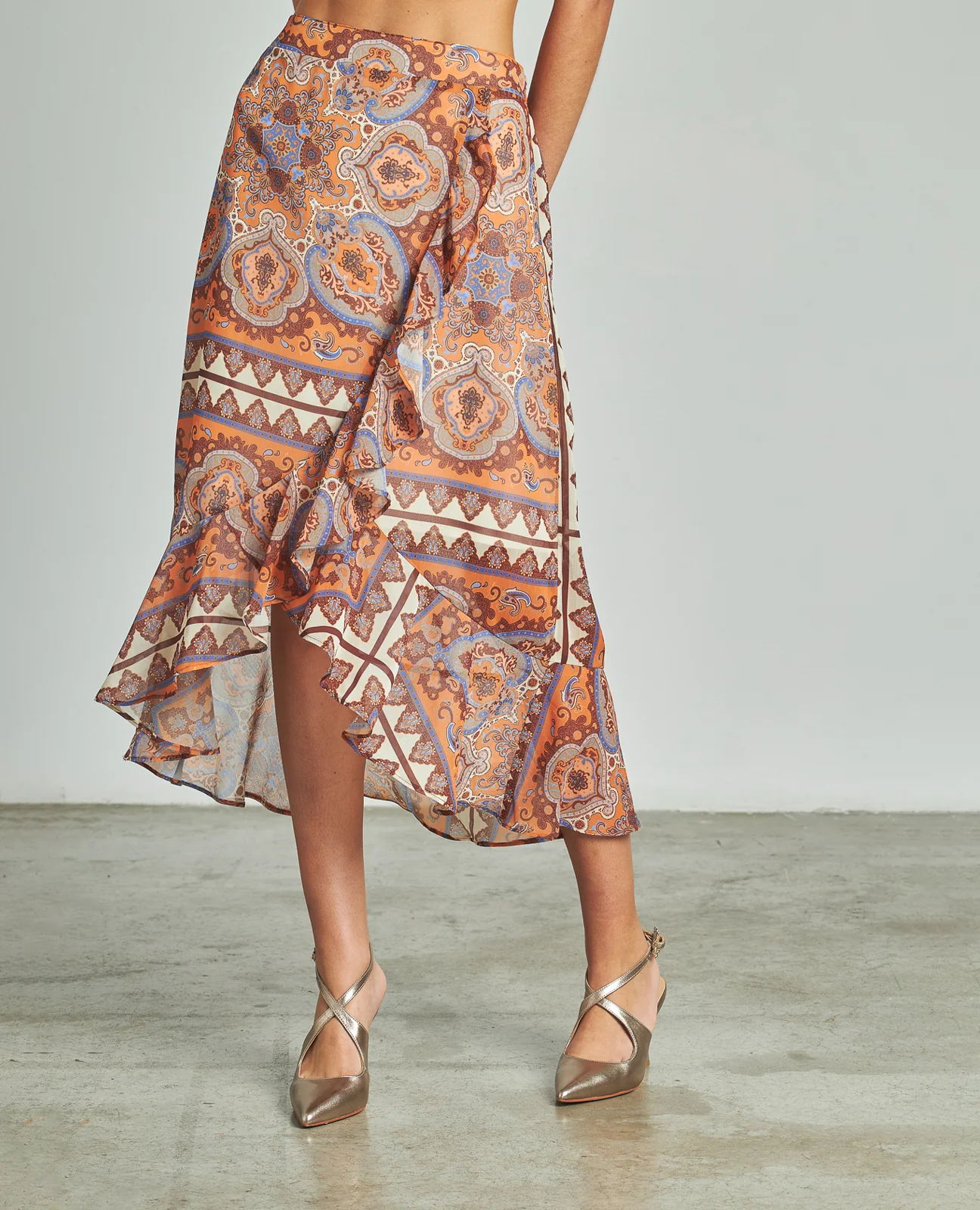 FALDA ESTAMPADA VOLANTES - Image 3