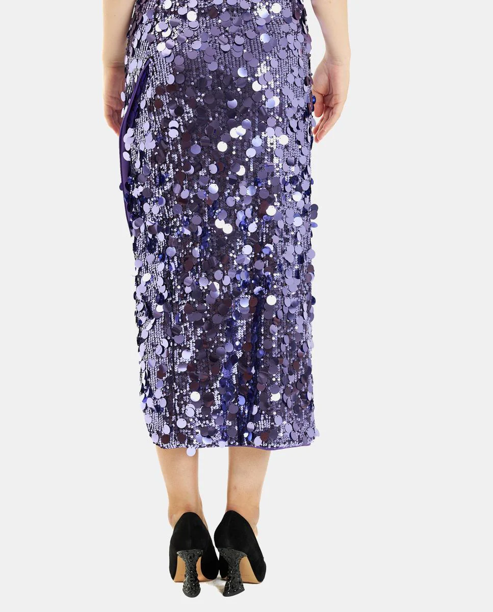 FALDA LENTEJUELAS MIDI - Image 5