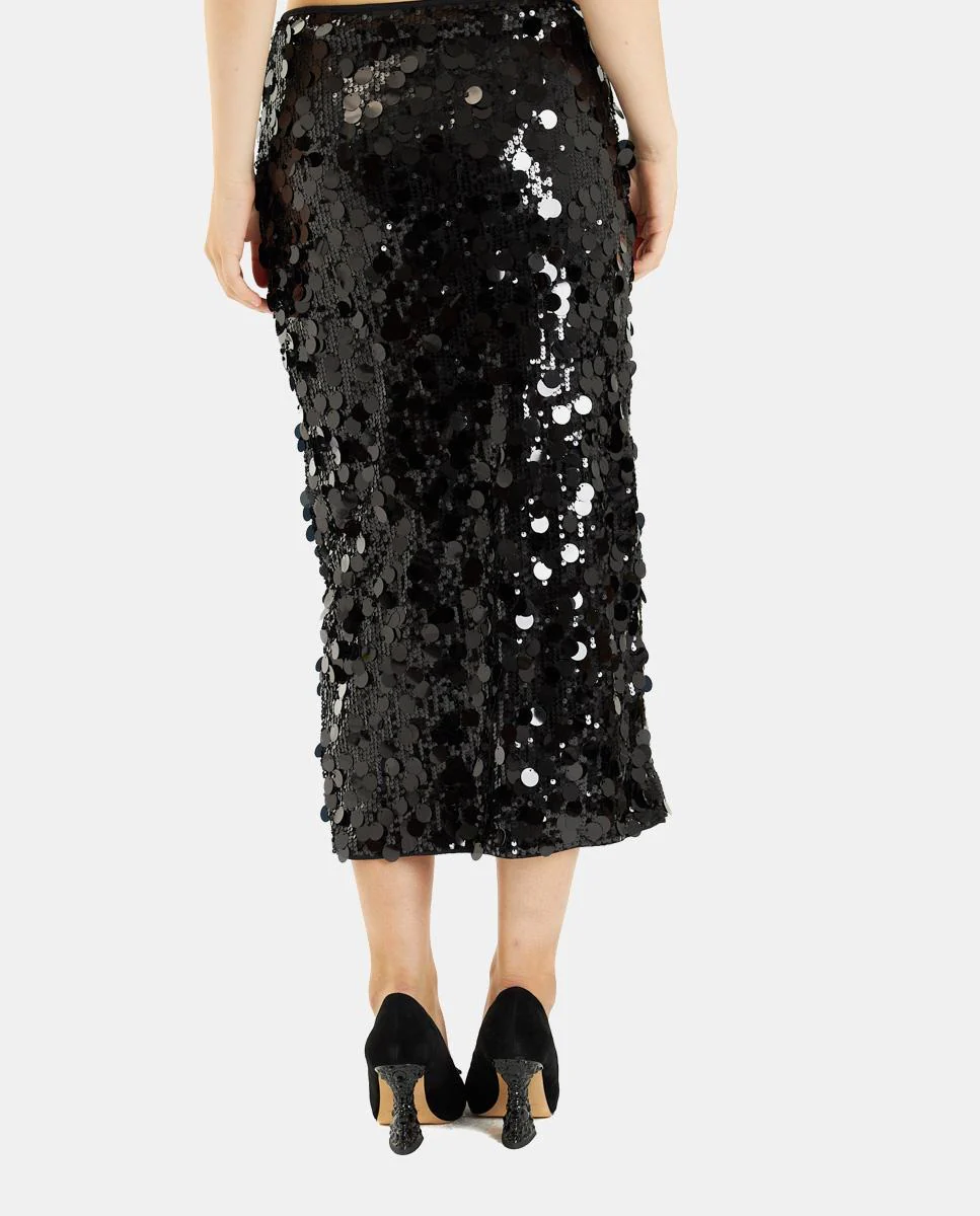 FALDA LENTEJUELAS MIDI - Image 5