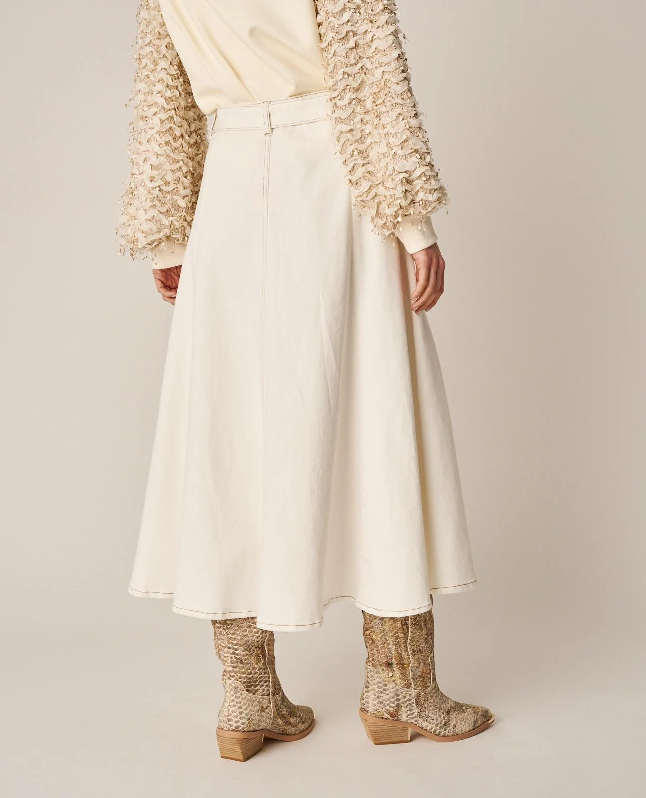 FALDA MIDI DENIM - Image 5