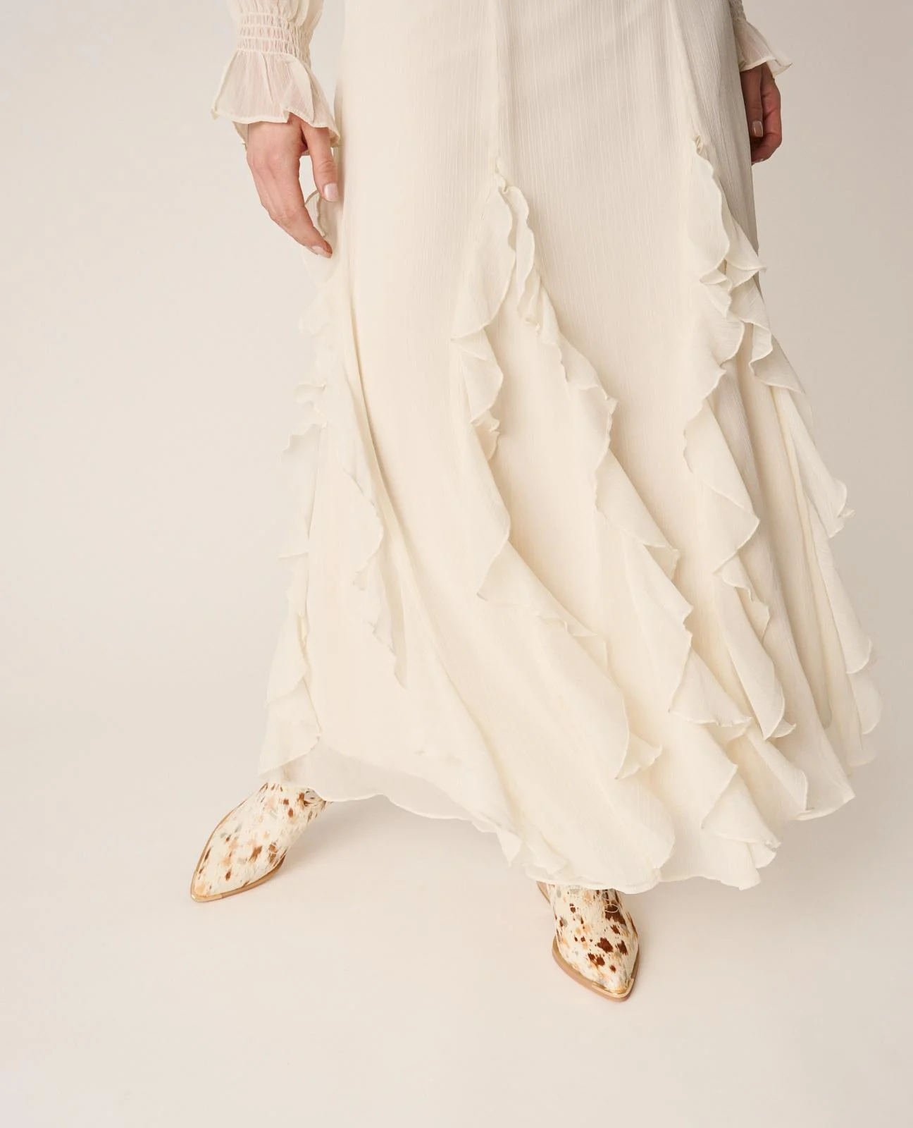 FALDA MIDI VOLANTES - Image 4