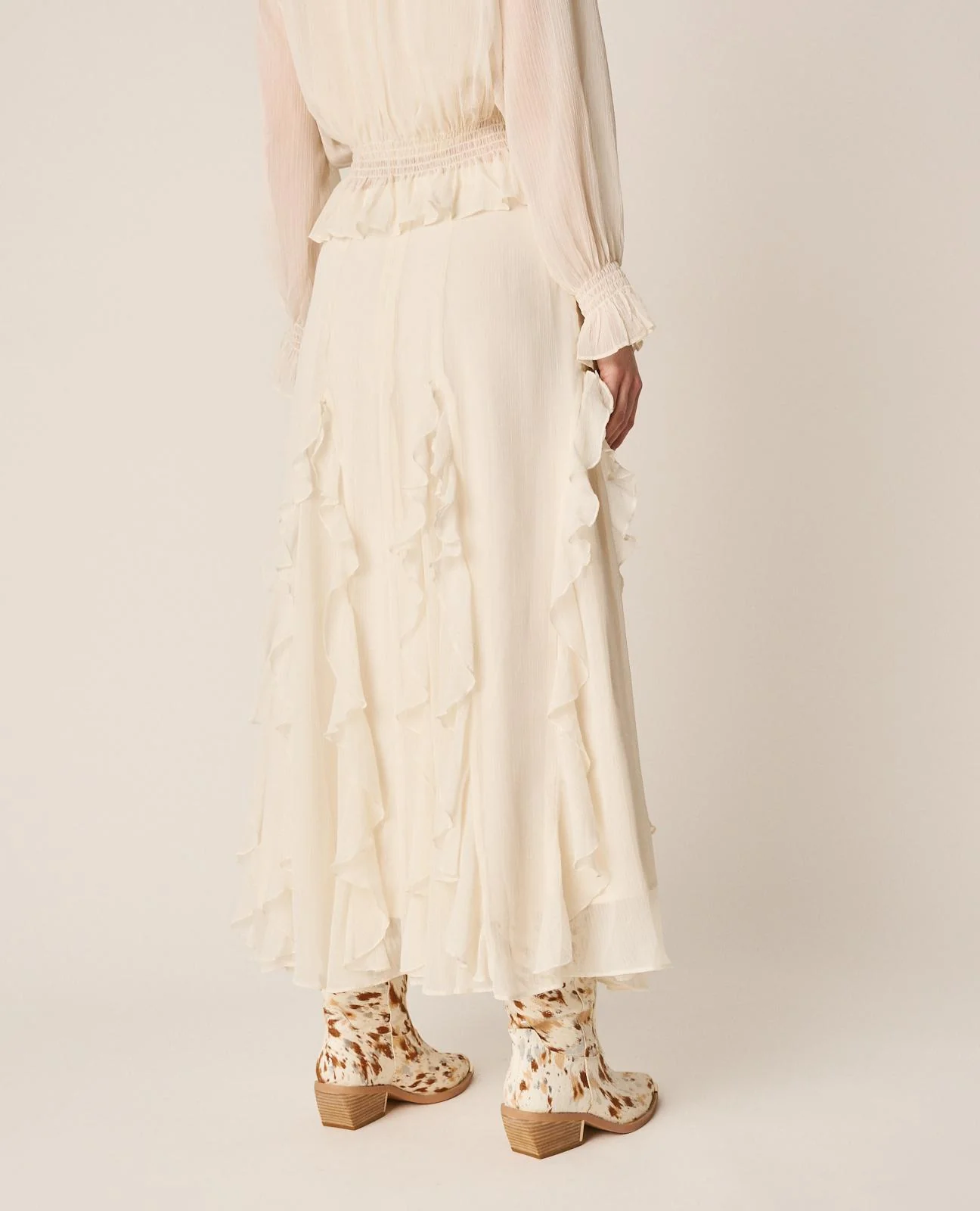 FALDA MIDI VOLANTES - Image 7