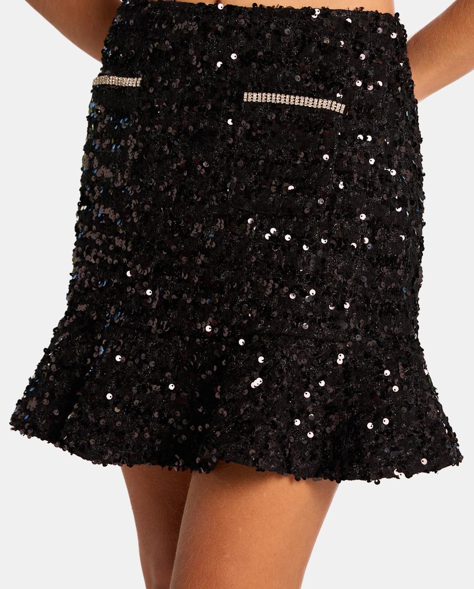 FALDA MINI CON LENTEJUELAS - Image 3