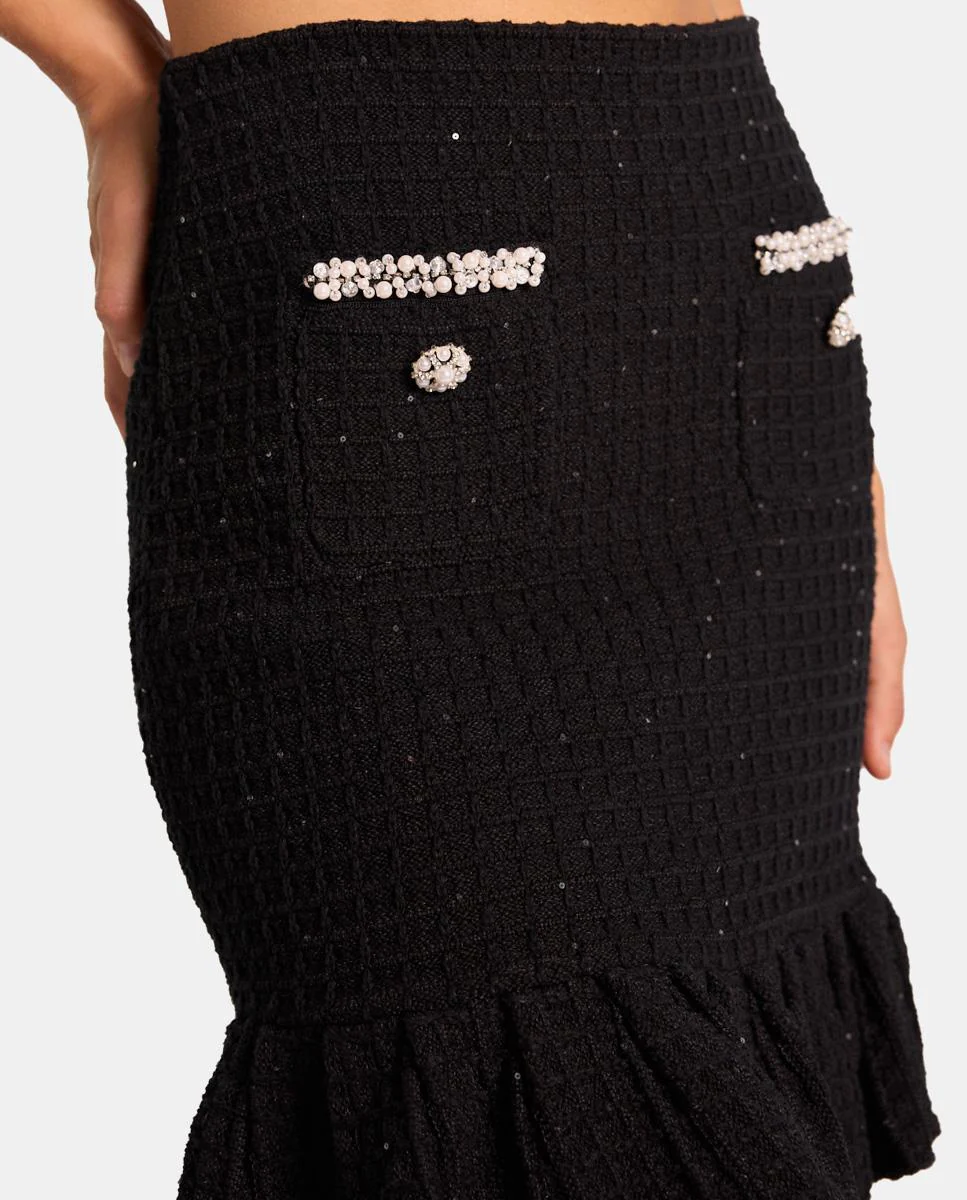 FALDA MINI CON PERLAS - Image 4