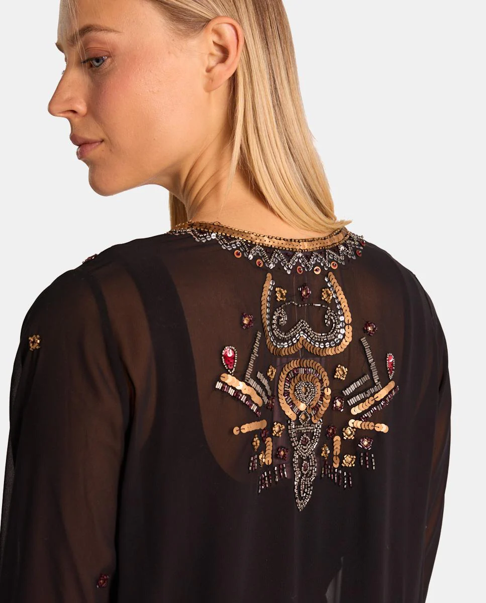 KIMONO LARGO ABALORIOS - Image 3